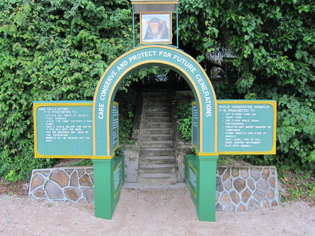 Entrance to Gombe Stream National Park.jpg